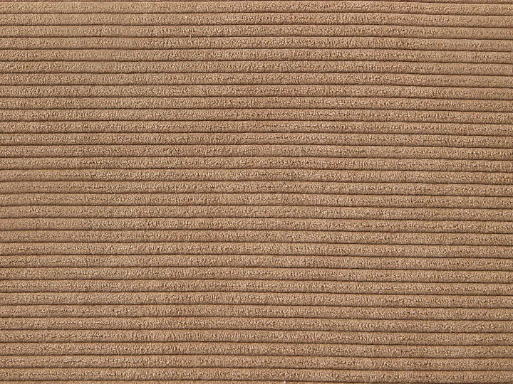 Corner Sofa 4 Seater Corduroy Brown Left Hand Flexa