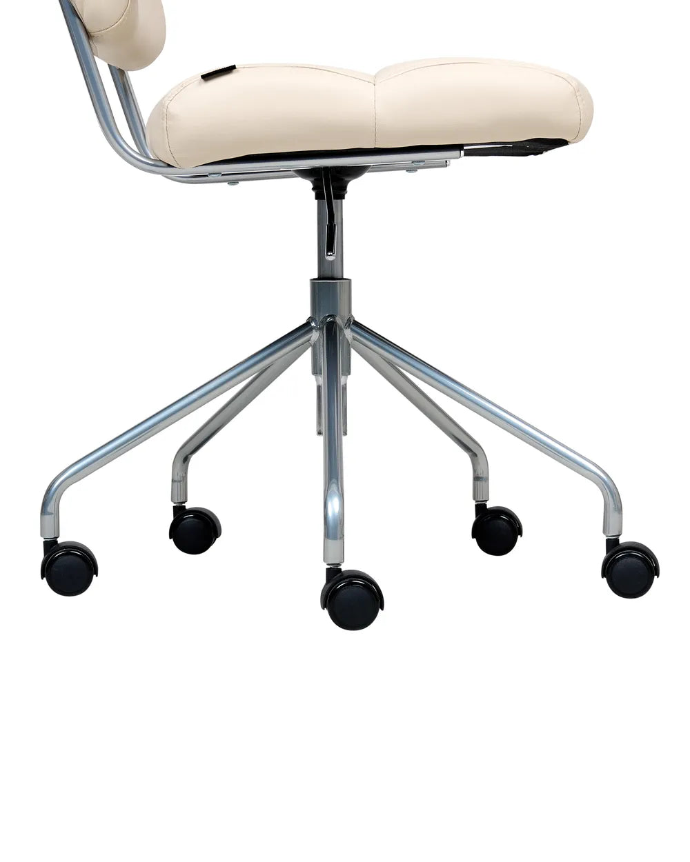 Desk Chair Faux Leather Off-White Marama