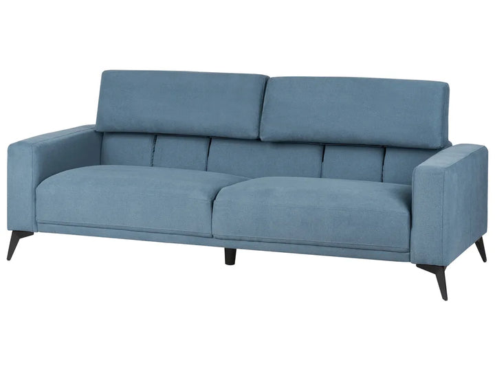 Sofa 3 Seater Fabric Blue Maeesha