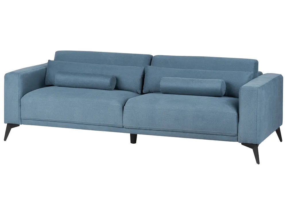 Sofa 3 Seater Fabric Blue Maeesha