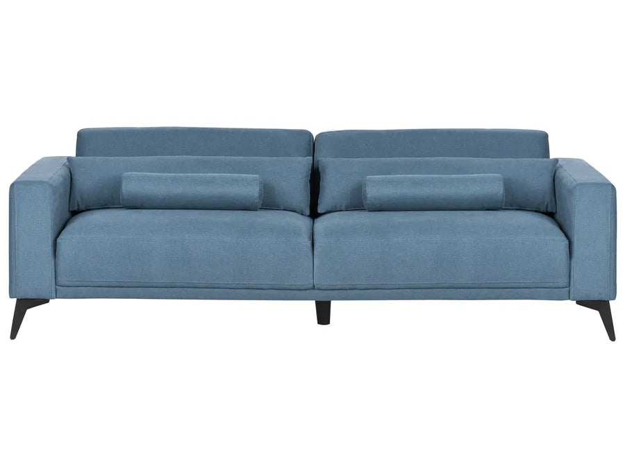 Blue sofa on a white background
