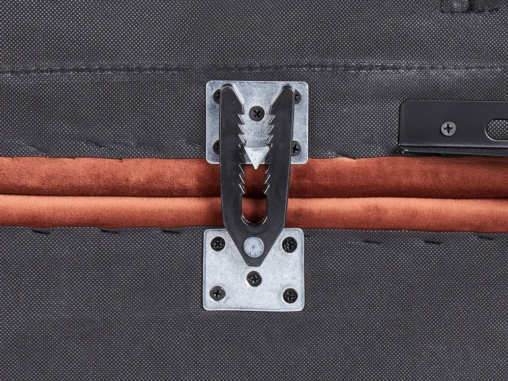 Sofa Bed 3 Seater Velvet Light Red Yosef