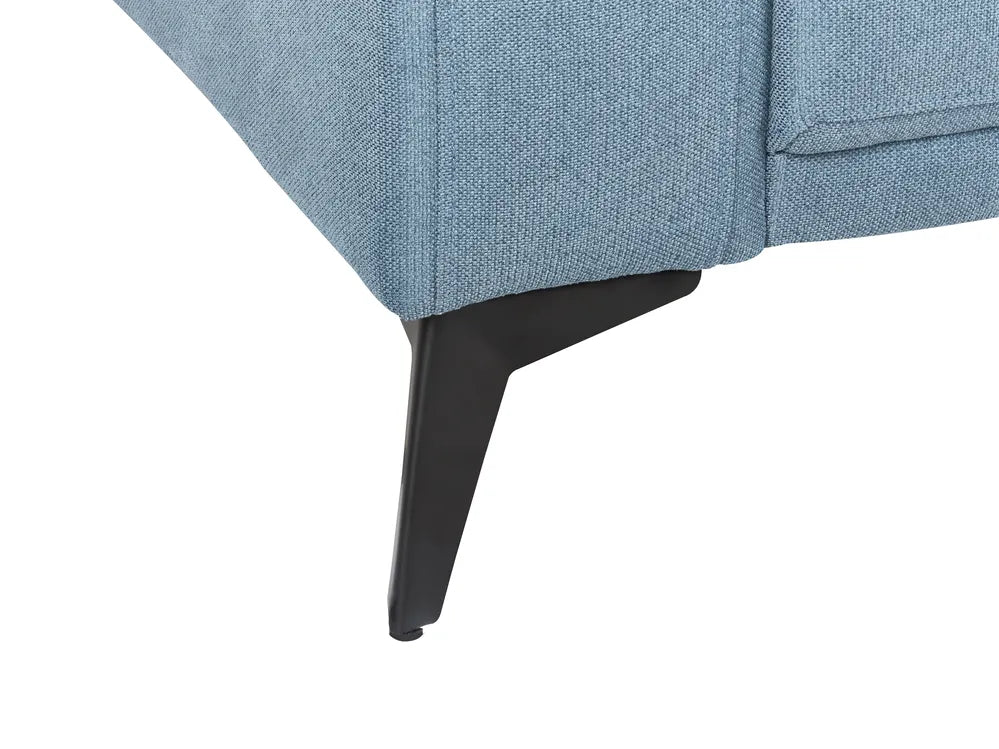 Sofa 3 Seater Fabric Blue Maeesha