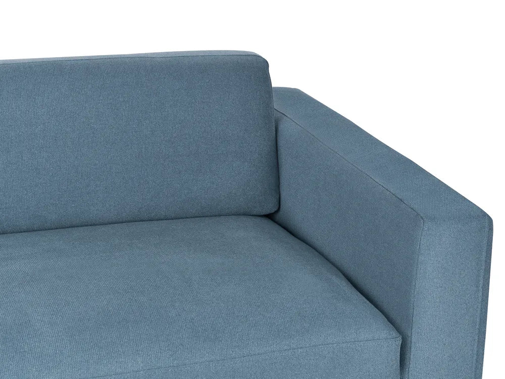 Sofa 3 Seater Fabric Blue Maeesha