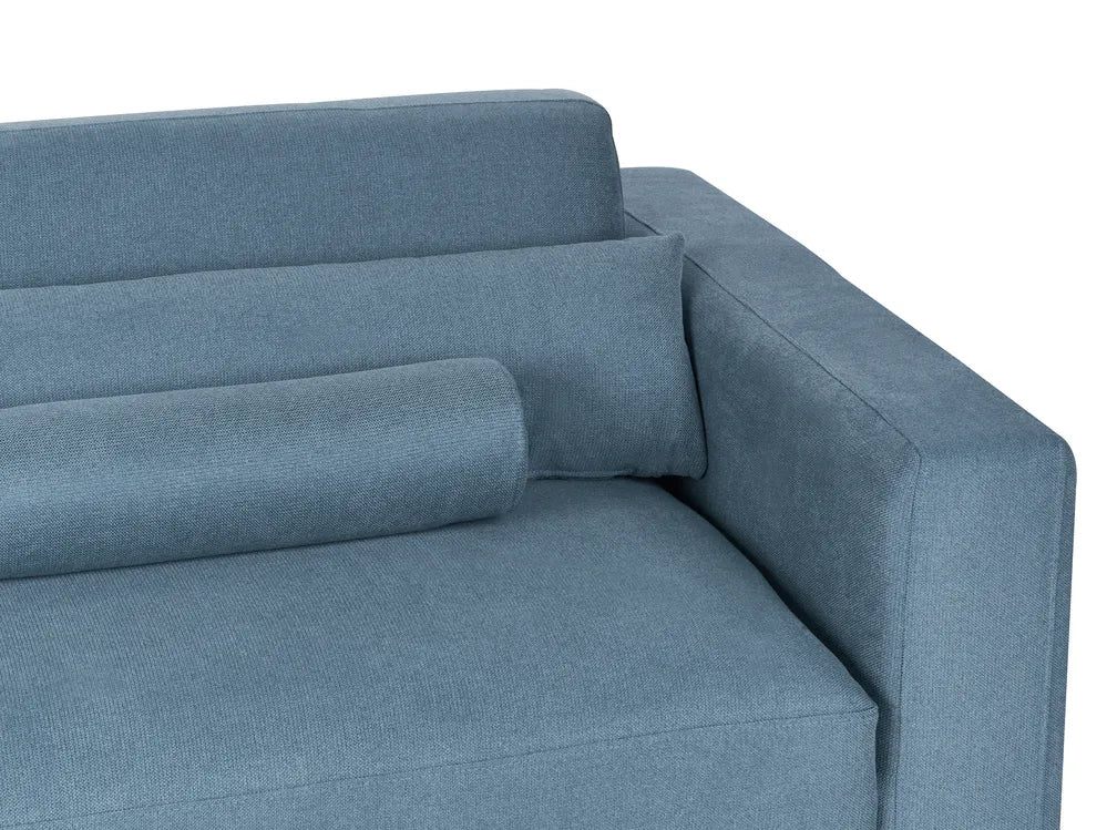Sofa 3 Seater Fabric Blue Maeesha