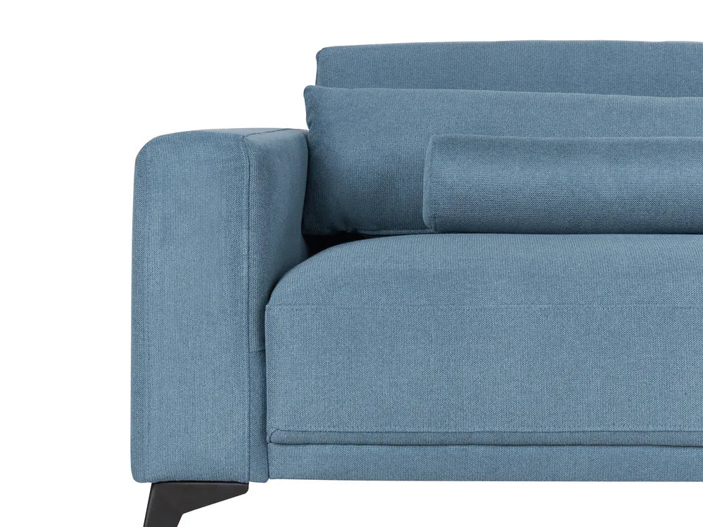 Sofa 3 Seater Fabric Blue Maeesha