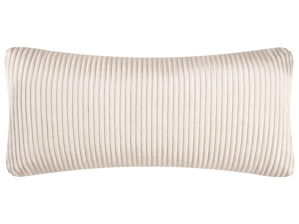 Corner Sofa 4 Seater Corduroy Beige Right Hand Ninja