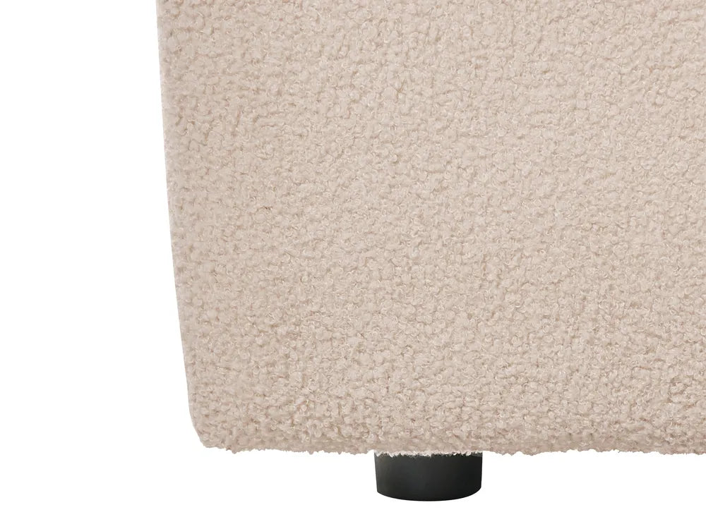 Modular U-Shape Sofa 8 Seater Boucle Beige Leiani