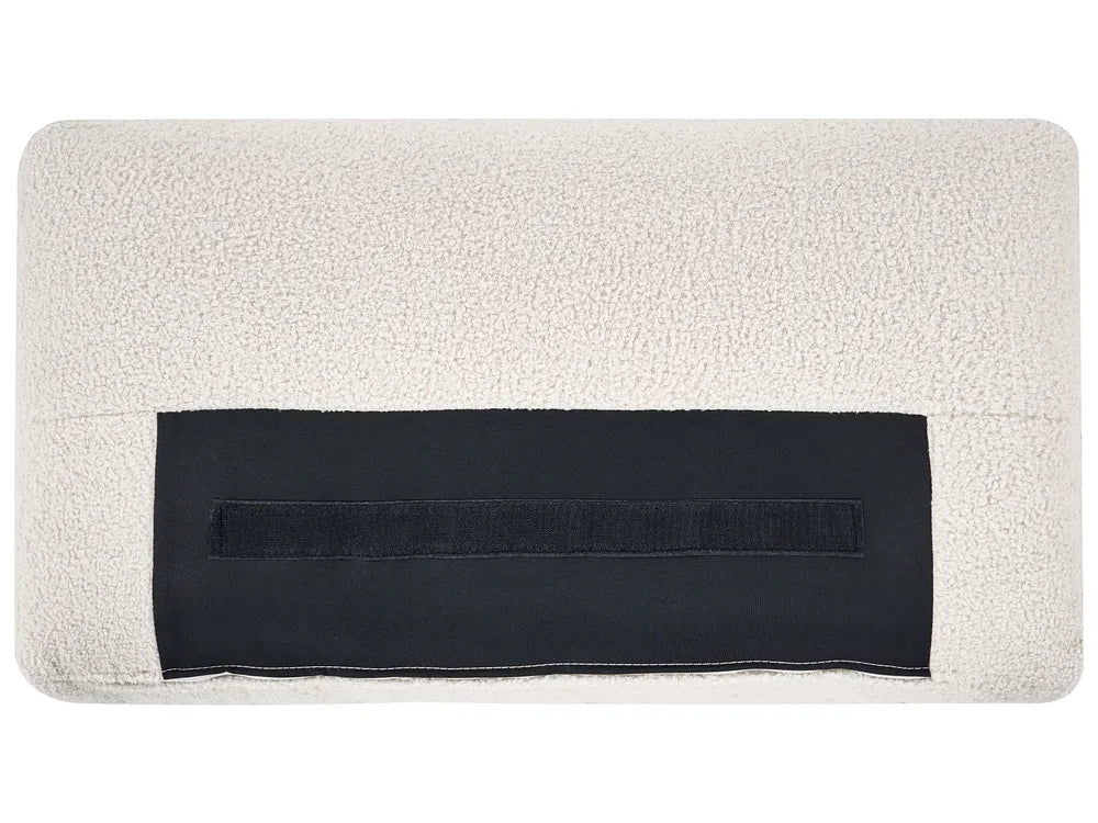 Modular Corner Sofa 5 Seater Boucle Off-White Right Hand Regeani