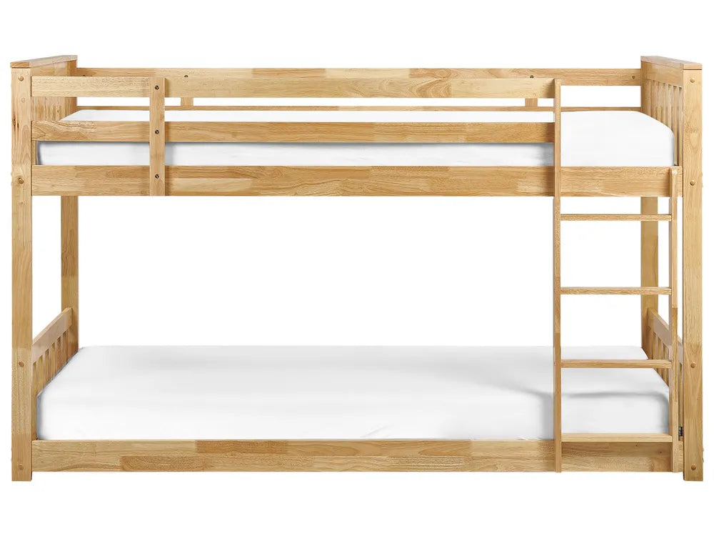 Bunk Bed Wood 90 x 200 cm (EU Single) Light Brown Ambur