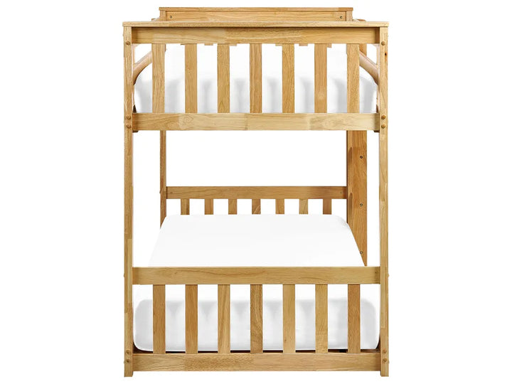 Bunk Bed Wood 90 x 200 cm (EU Single) Light Brown Ambur