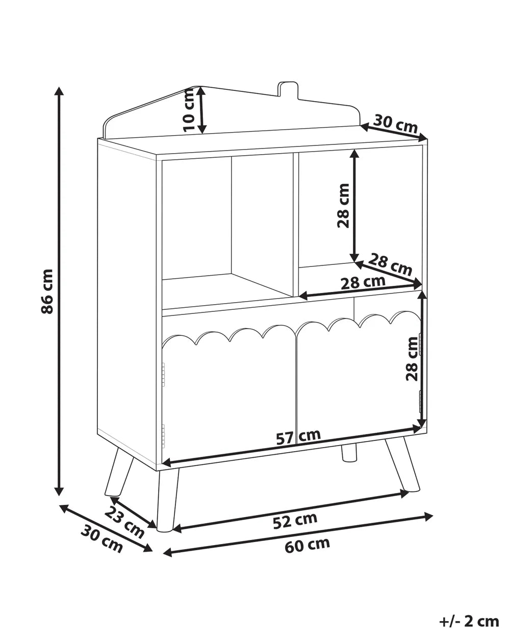 Shelving Unit 86 cm Light Green Bayze