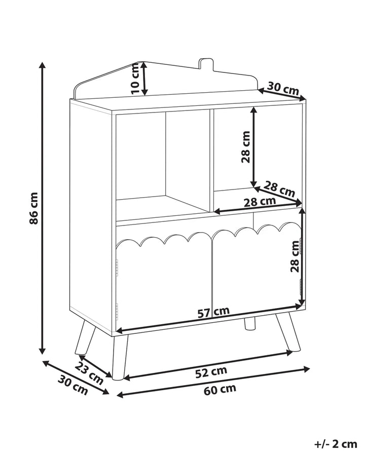 Shelving Unit 86 cm Light Green Bayze
