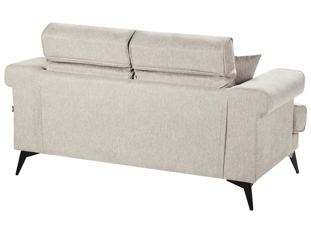 Sofa 2 Seater Fabric Taupe Jimeny