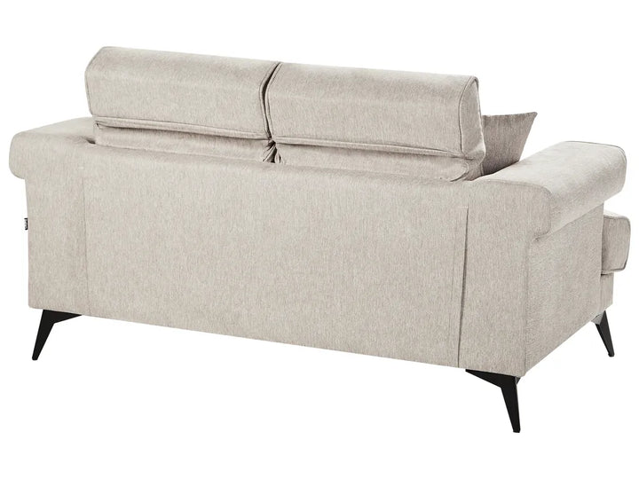 Sofa 2 Seater Fabric Taupe Jimeny