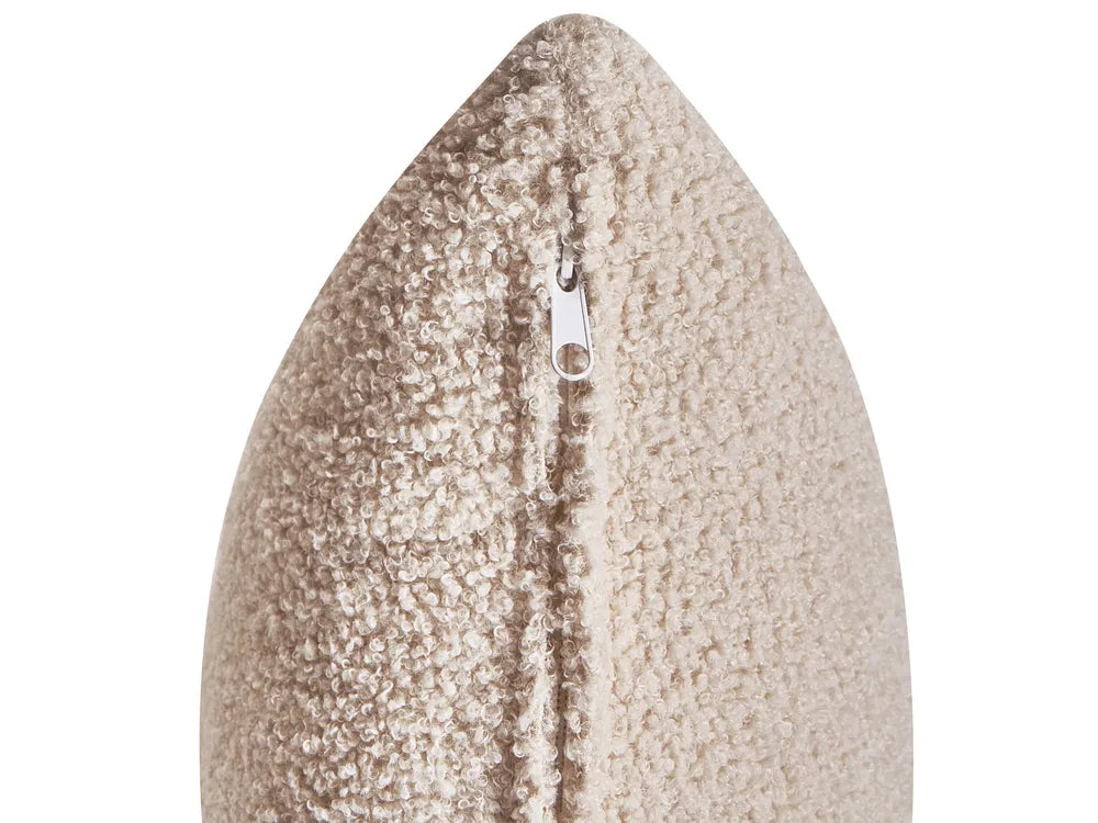 Modular Sofa 2 Seater Boucle Beige Leiani