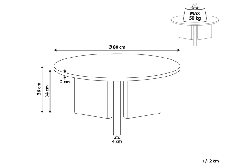 Coffee Table Black Aniek