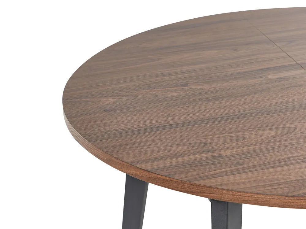 Extending Dining Table Dark Brown 120/150 cm 120 cm Alvie