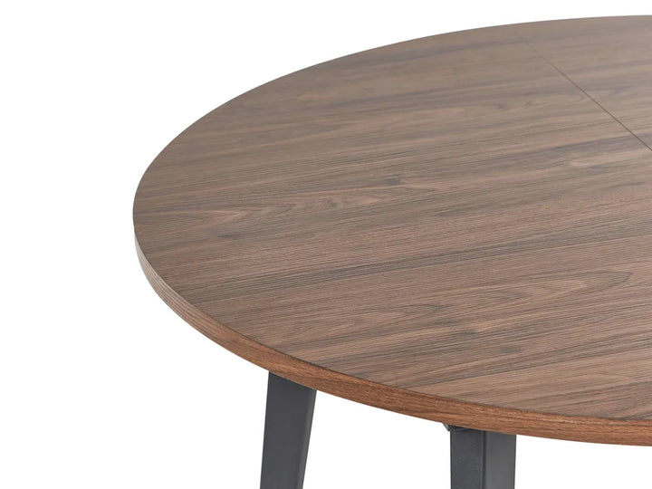 Extending Dining Table Dark Brown 120/150 cm 120 cm Alvie