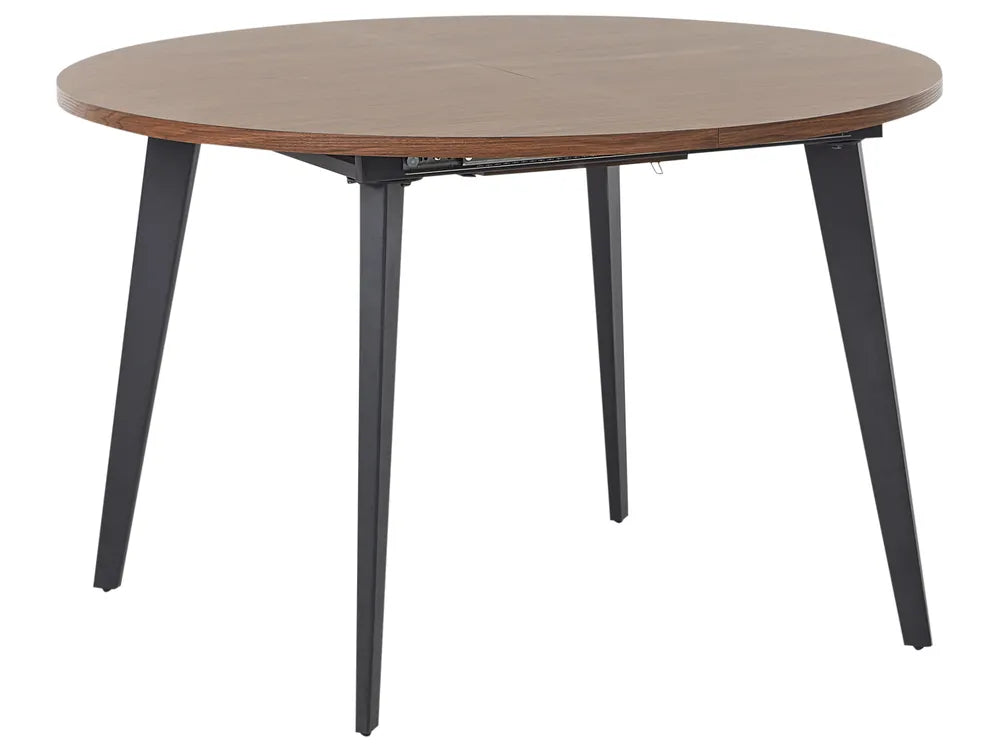 Extending Dining Table Dark Brown 120/150 cm 120 cm Alvie