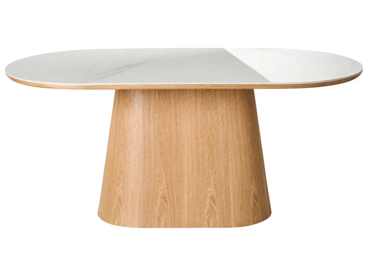 Dining Table Light Ash Wood 180 cm 90 cm Sacha