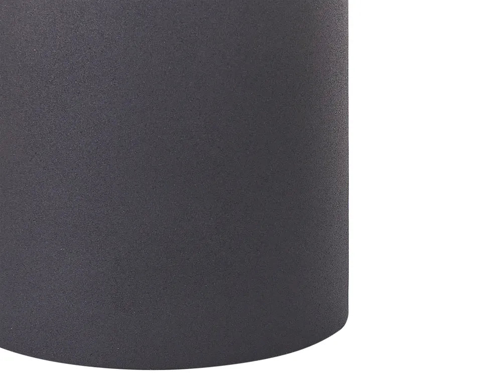 Set of 2 Side Tables Metal Black Lazarus