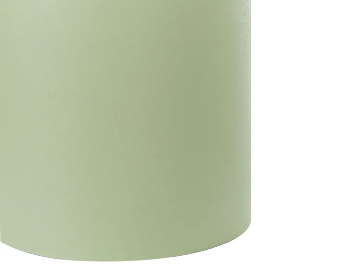 Set of 2 Side Tables Metal Light Green Lazarus