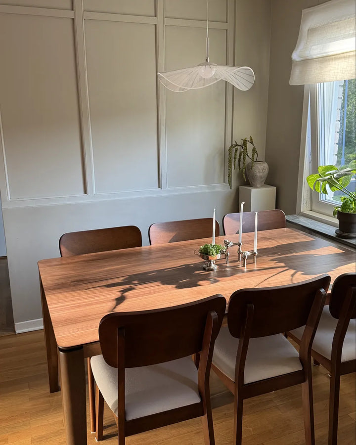 Dining Table Dark Walnut 160 cm 90 cm Folmar