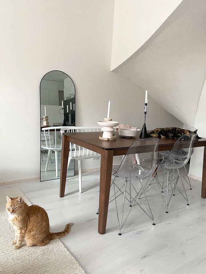Dining Table Dark Walnut 160 cm 90 cm Folmar