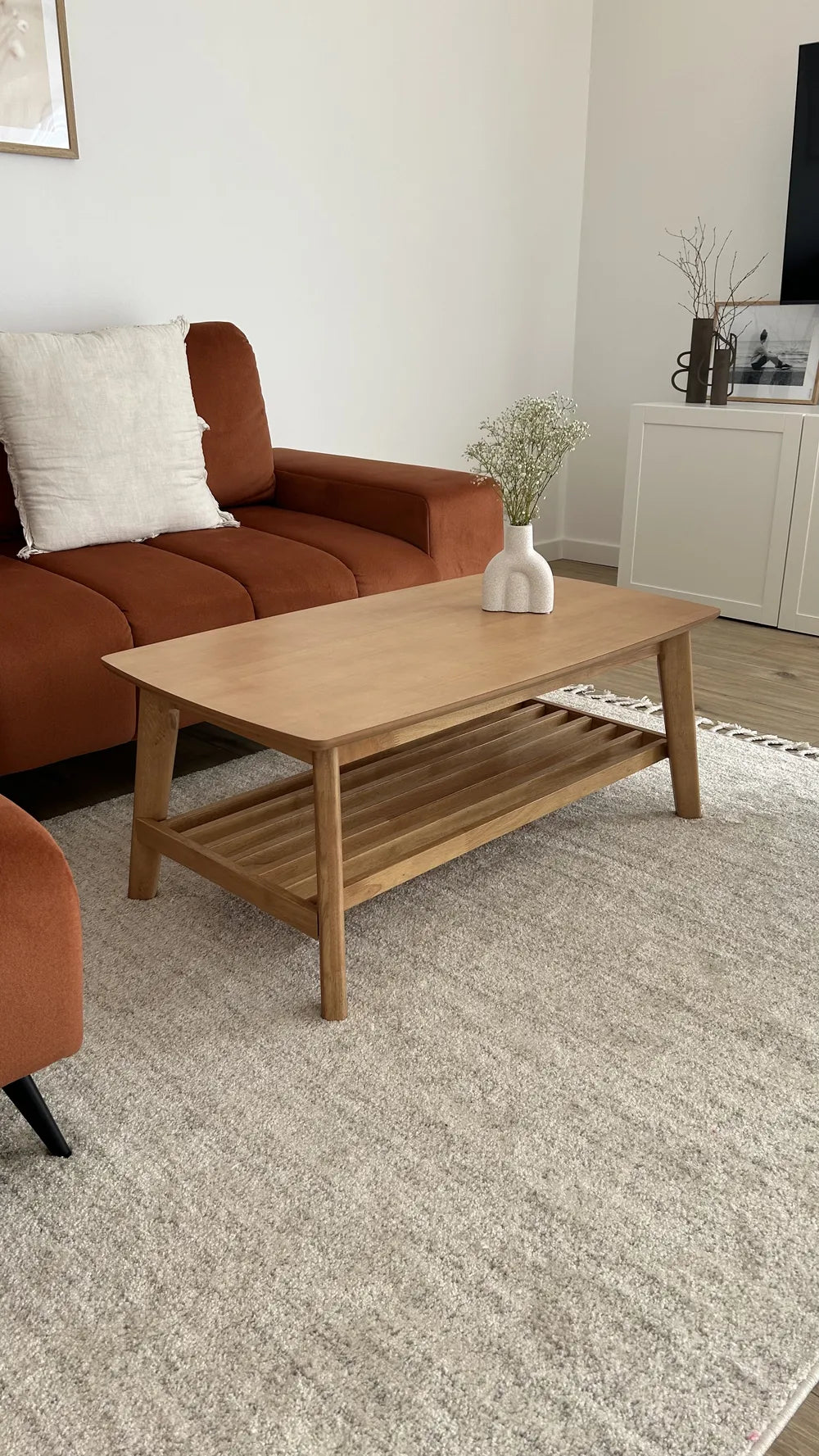 Coffee Table Light Brown Kanalu