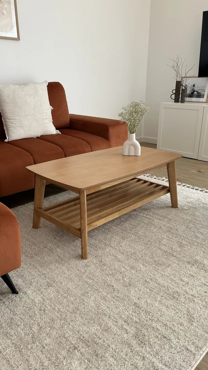 Coffee Table Light Brown Kanalu