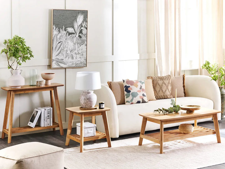 Coffee Table Light Brown Kanalu