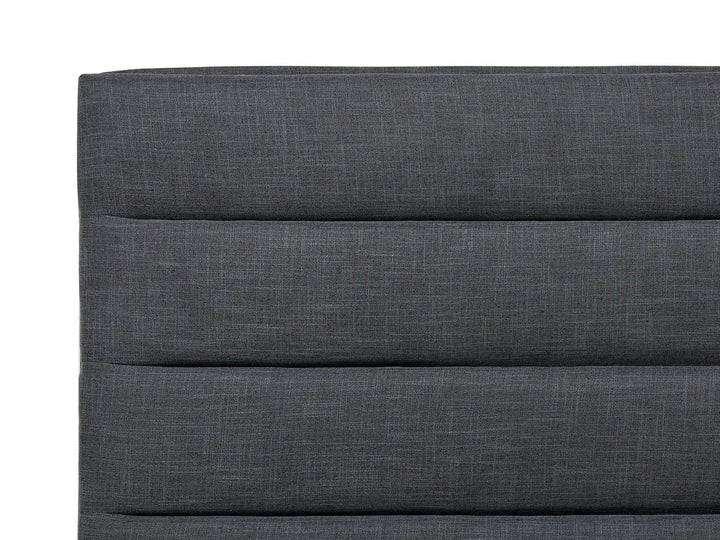 Bed Fabric 160 x 200 cm (EU King Size) Dark Grey Haden