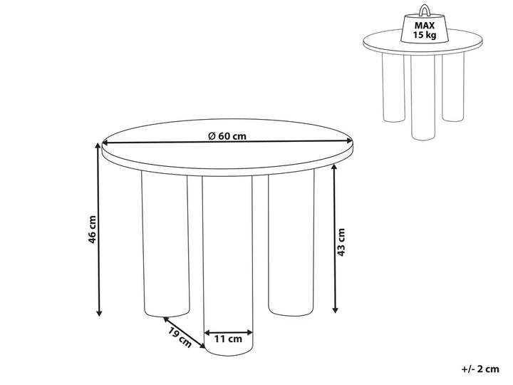 Coffee Table Brown Karez