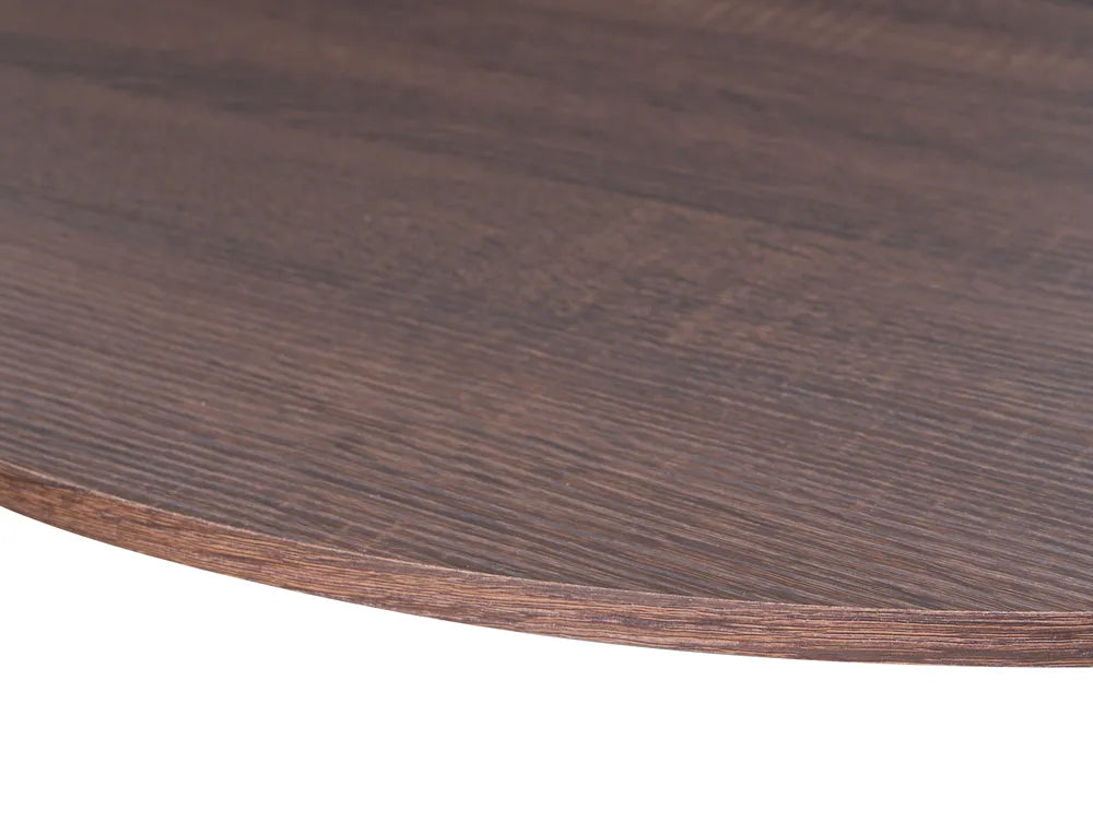 Close-up of a dark brown wooden surface