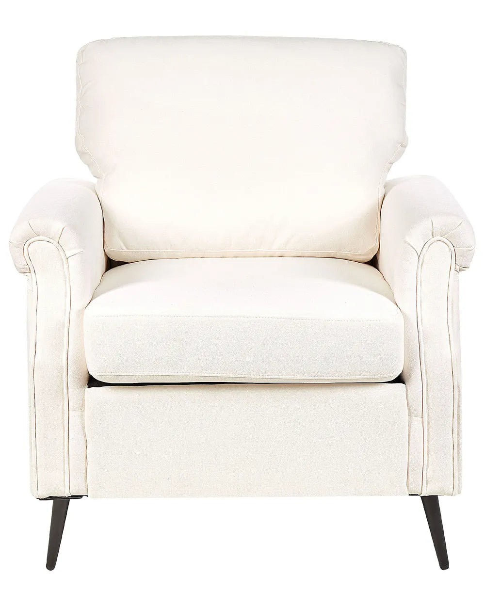 Armchair Fabric White Almyra