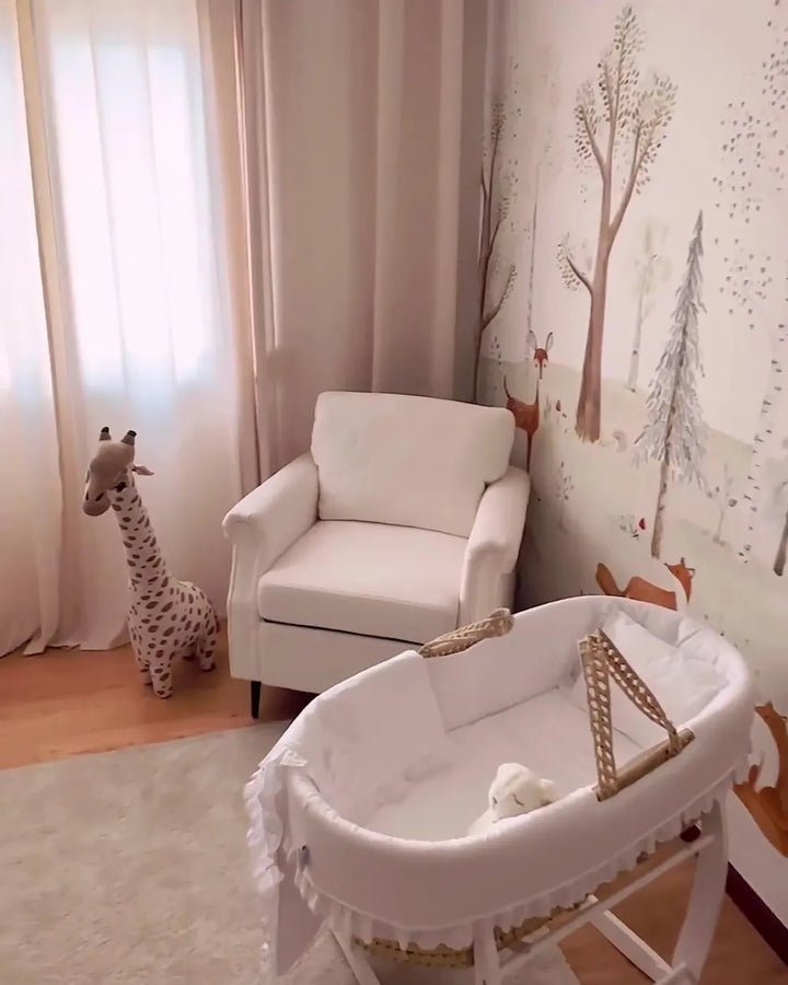 Armchair Fabric White Almyra