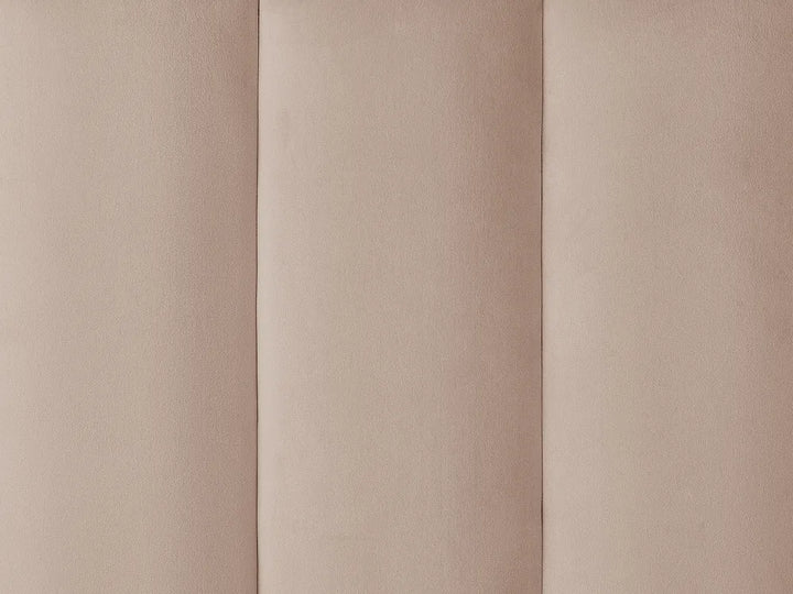 Bed Velvet 140 x 200 cm (EU Double) Taupe Henley