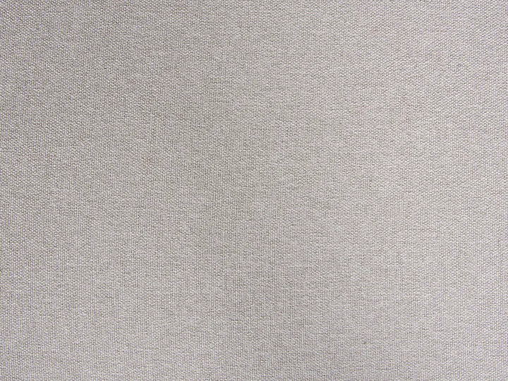 Sofa 3 Seater Fabric Light Grey with Ottoman Jalena