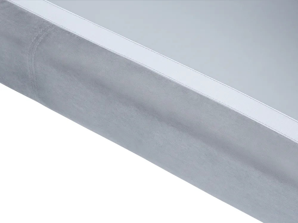 Corner Sofa 4 Seater Velvet Grey Left Hand Thremo