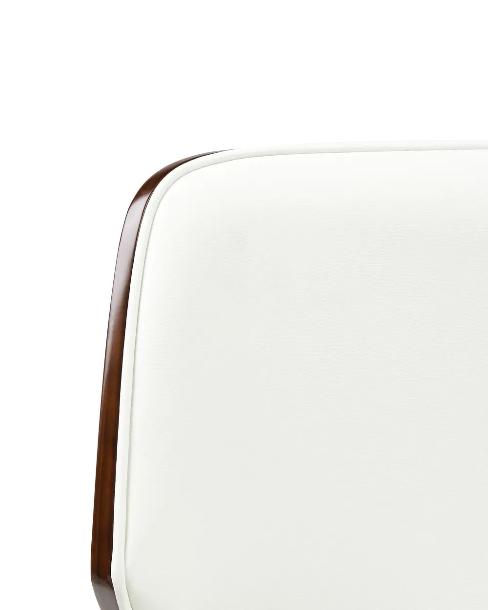Desk Chair Faux Leather White Modern Zareon