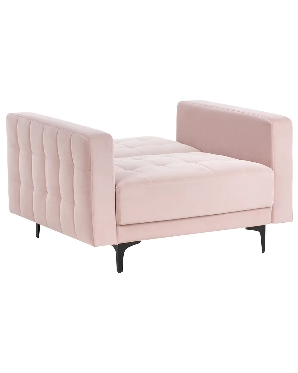 Armchair Velvet Pastel Pink Arhiana