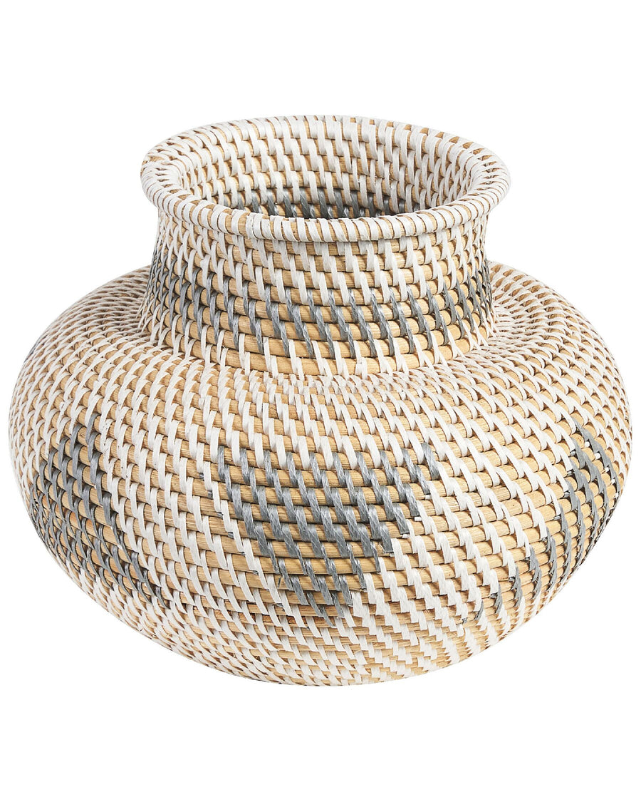 Asahan Decorative Vase Rattan 22 cm Natural
