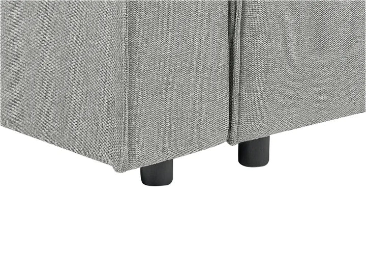 Corner Sofa Bed 3 Seater  Fabric Grey with Storage Right Hand Fairbairn