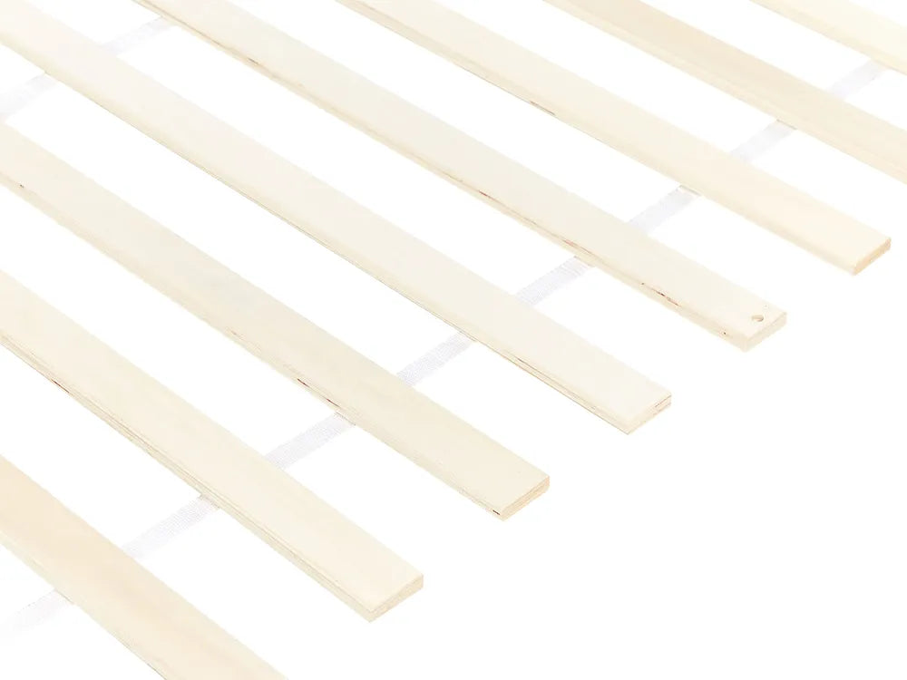 Bed Pine Wood 140 x 200 cm (EU Double) White Vidoje