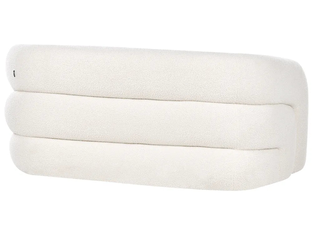 Sofa 2 Seater Boucle White Idalynn