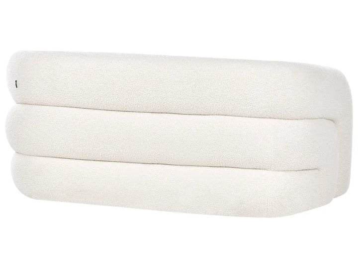 Sofa 2 Seater Boucle White Idalynn