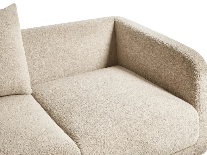 Sofa 2 Seater Boucle Beige Rilee