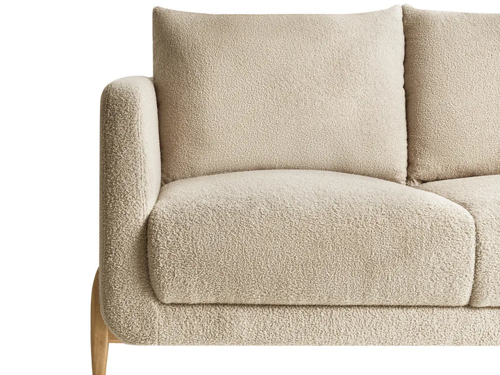 Sofa 2 Seater Boucle Beige Rilee