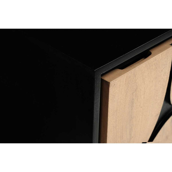 Boho Solid Wood Bedside Table